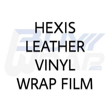 Black Fine Grain Leather Vinyl Wrap