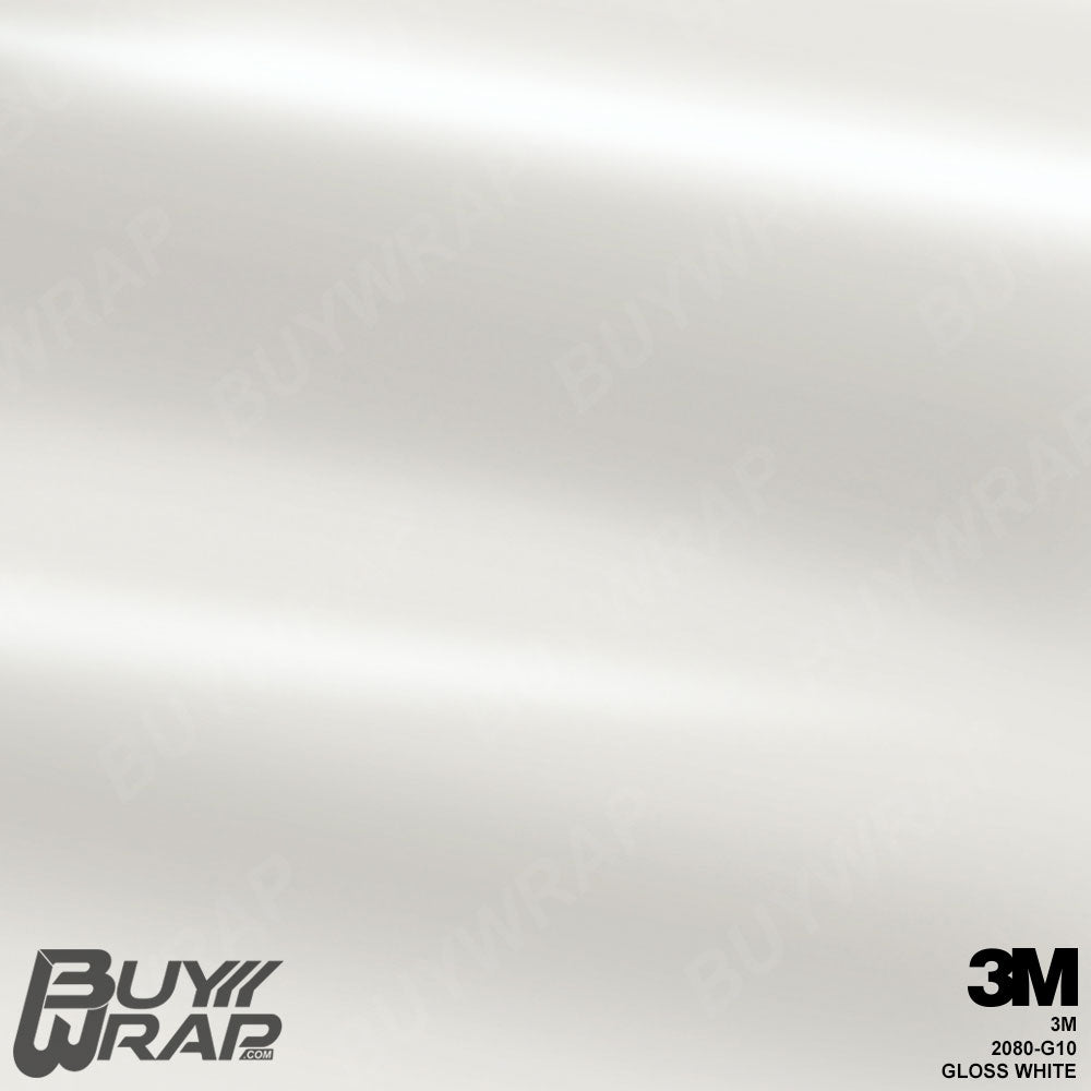 3M 2080 Satin White Aluminum Vinyl Wrap | S120