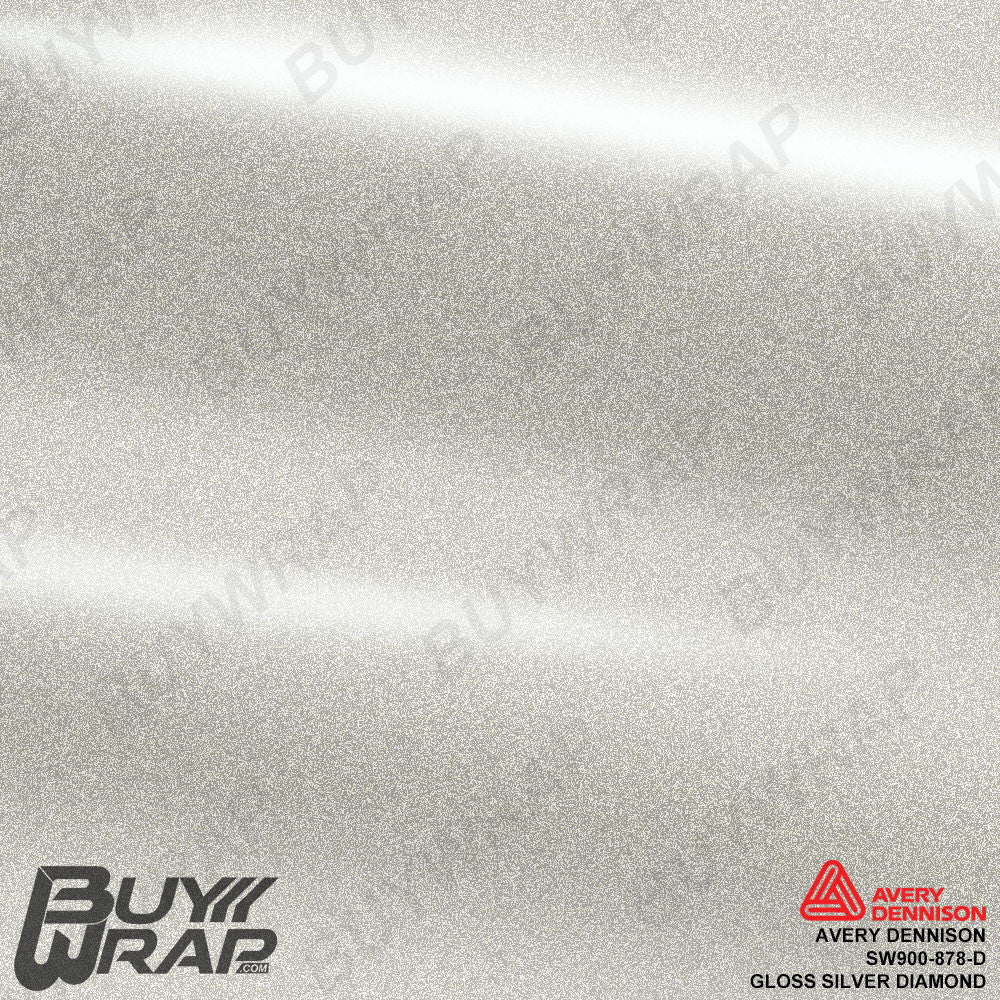 Gloss Metallic Silver Vinyl Wrap - Diamond Laser Chameleon Wraps