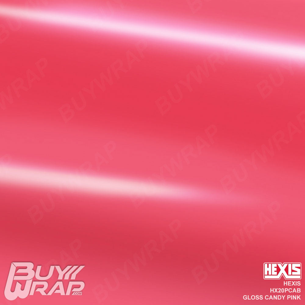 Hexis Gloss Candy Pink Vinyl Wrap | HX20PCAB