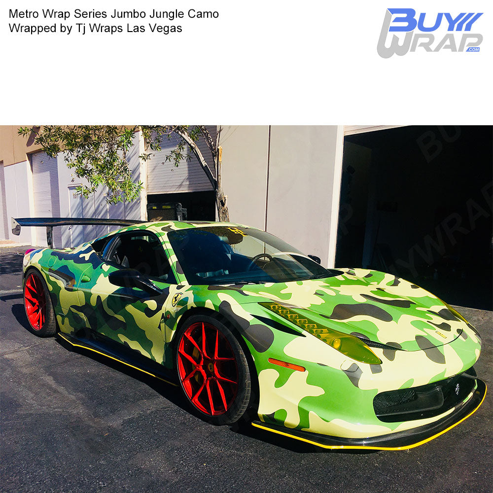 Jumbo Jungle Camouflage - Metro Wrap | BuyWrap.com