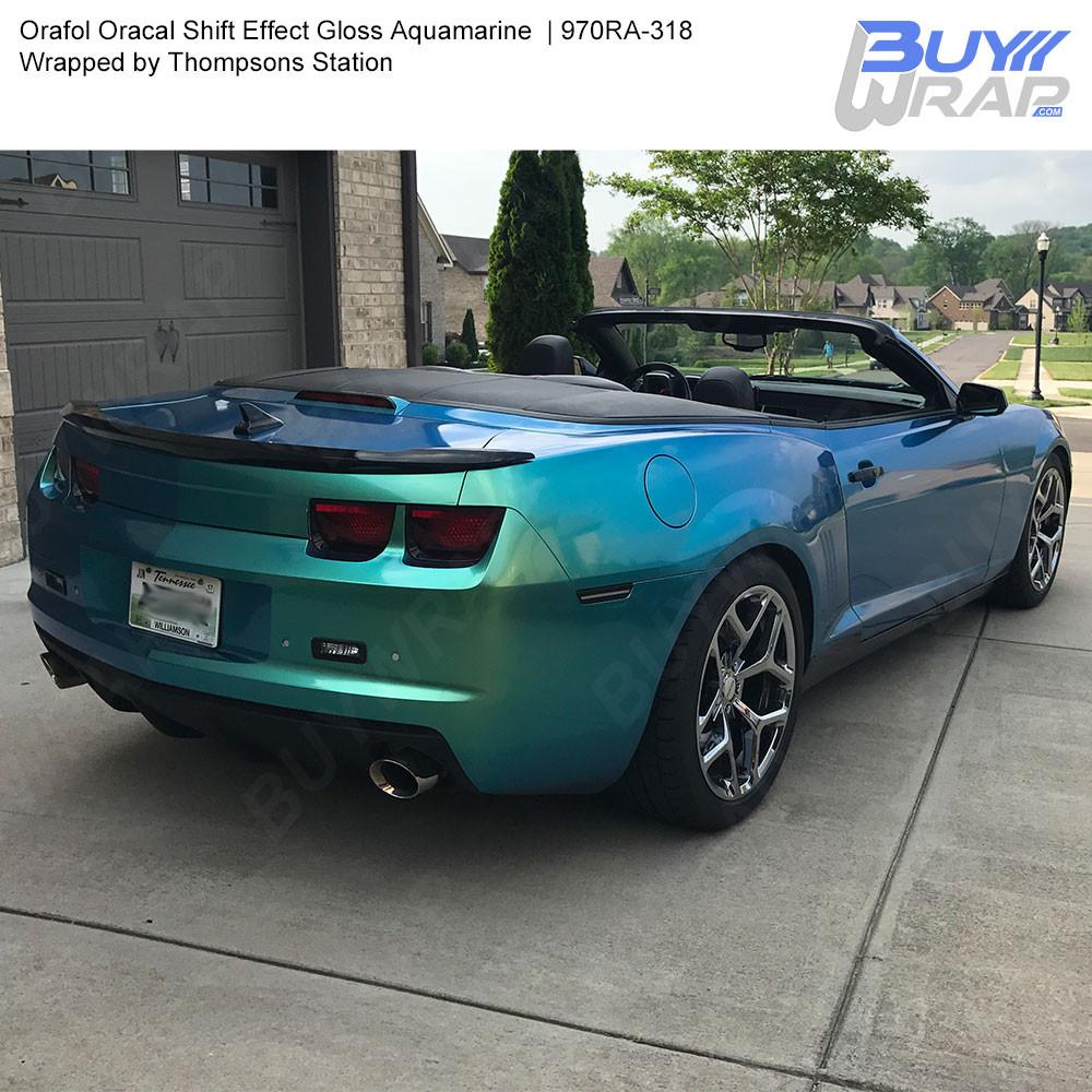 Orafol 970RA Gloss Aquamarine Vinyl Wrap, 970RA-318