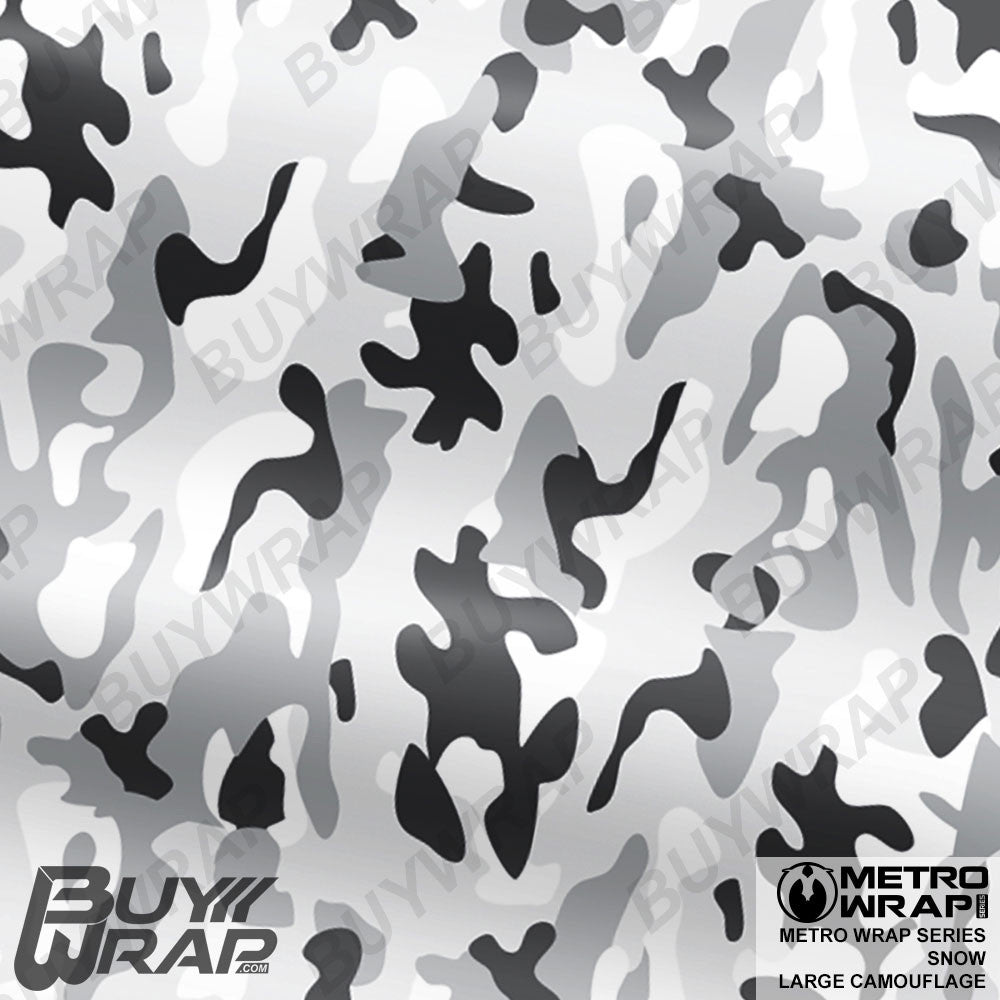 Large Elite Shadow Black Camouflage - Metro Wrap