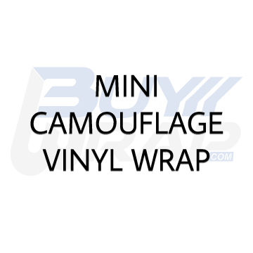 Mini Camouflage Vinyl Wrap