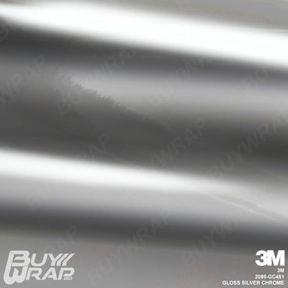 3m gloss silver chrome