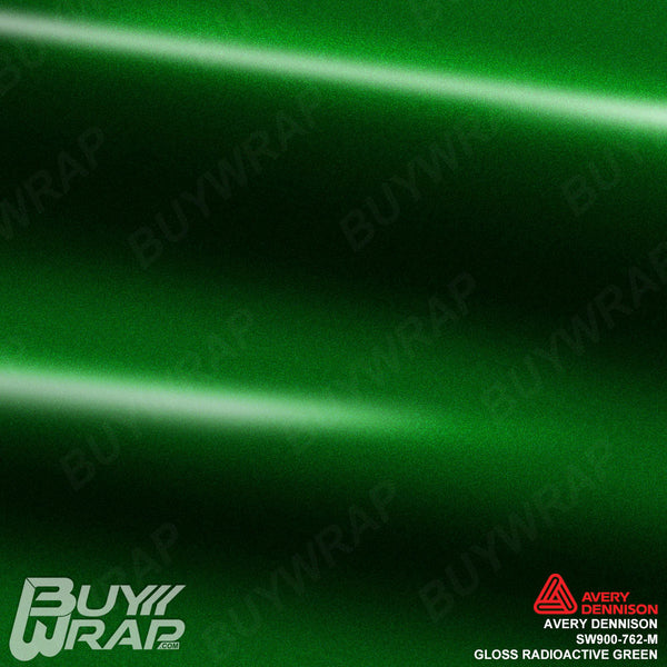 Avery Dennison SW900 Gloss Radioactive Green Vinyl Wrap | SW900-762-M