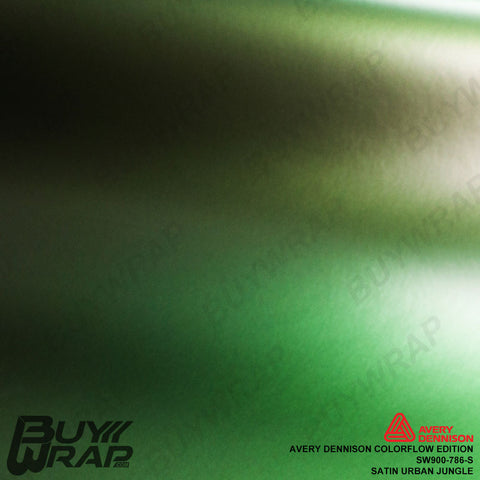 KPMF K75400 Gloss Green Black Iridescent Vinyl Wrap
