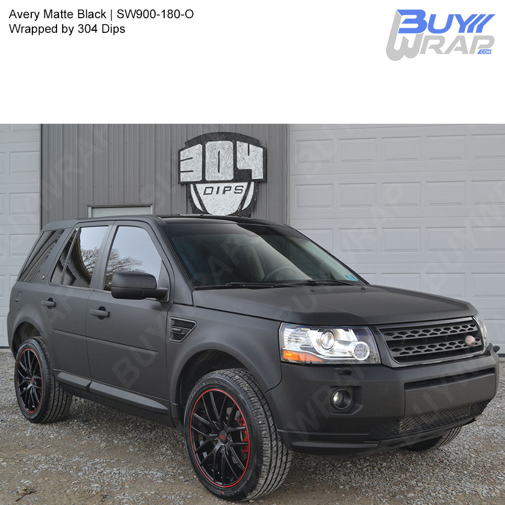 Avery Dennison SW900 Matte Black Vinyl Wrap | SW900-180-O